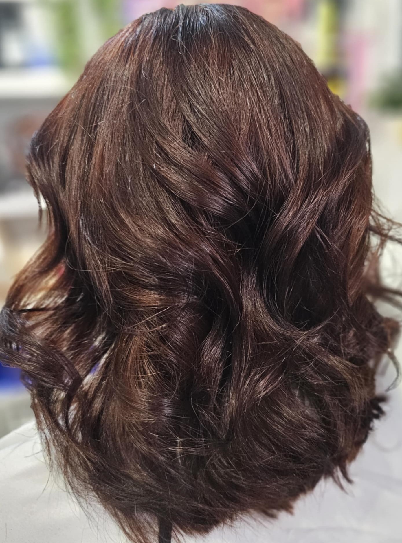 brunnet hair style