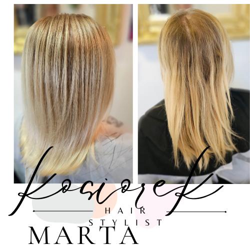 blond short hair